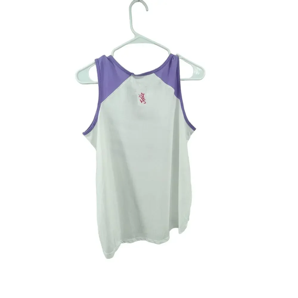 NWT Justice Active Choose Happy Graphic Tank Top Youth Girls Size 14-16